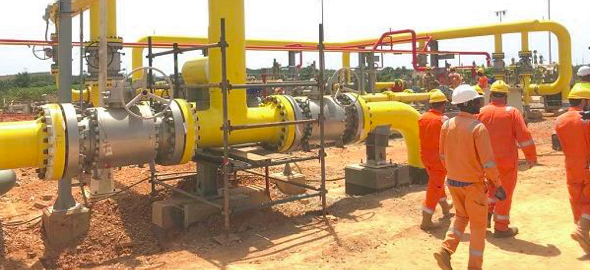 Ghana Gas connects pipeline to Aboadze power enclave